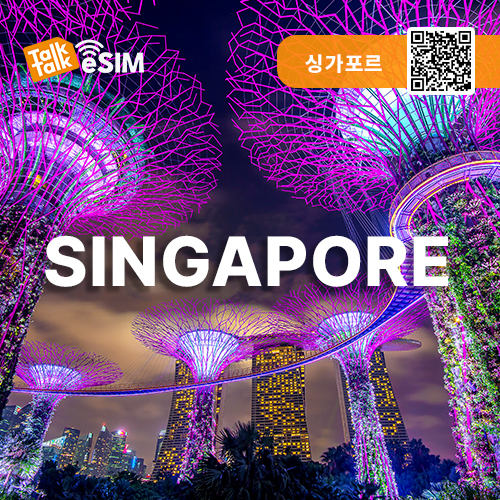 톡톡eSIM: 싱가포르 5일간 제공