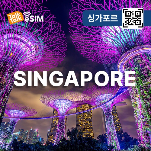 톡톡eSIM: 싱가포르 매일 500MB 제공